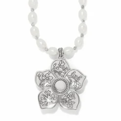 Brighton Kyoto In Bloom Pearl Necklace Silver-Pearl Discount