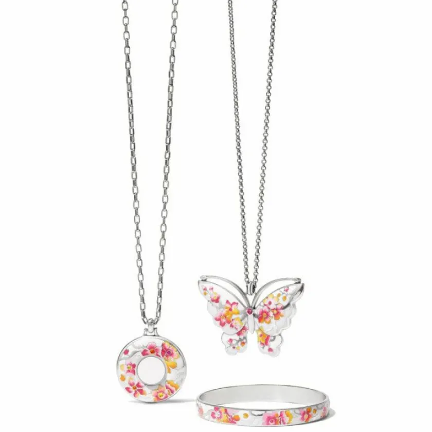 Brighton Kyoto In Bloom Sakura Bangle Silver-Multi Best