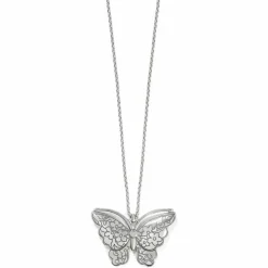Brighton Kyoto In Bloom Sakura Butterfly Necklace Silver-Pink Sale