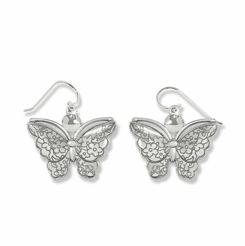 Brighton Kyoto In Bloom Sakura Butterfly French Wire Earrings White-Multi Best