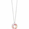 Brighton Kyoto In Bloom Sakura Ring Necklace Silver-Multi Fashion