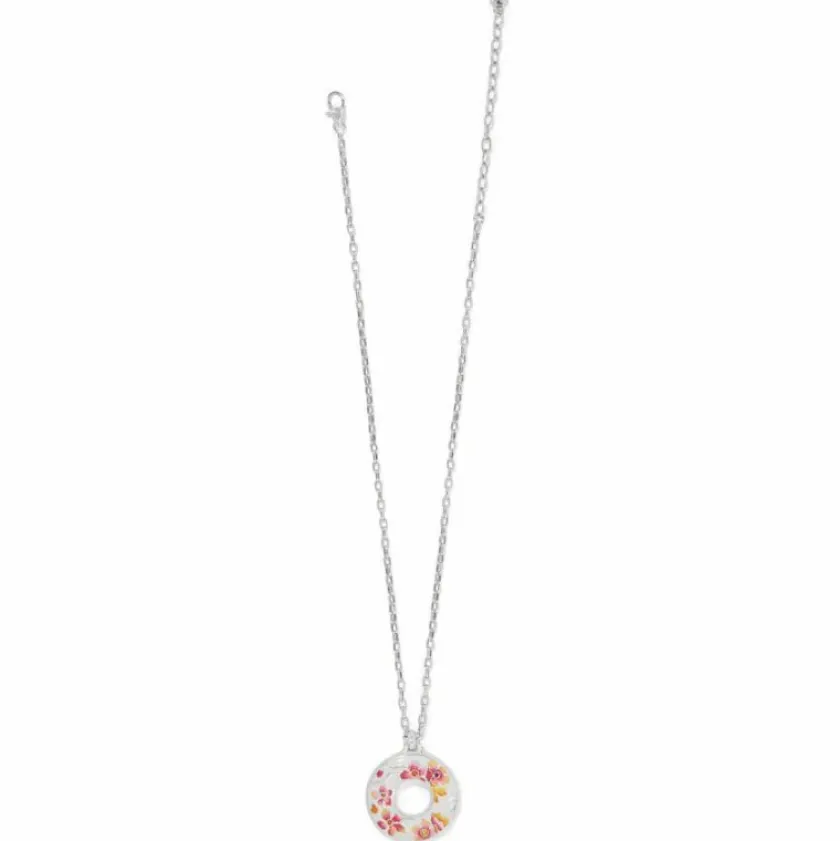 Brighton Kyoto In Bloom Sakura Ring Necklace Silver-Multi Fashion