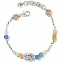 Brighton La Farfalla Bracelet Silver-Multi New