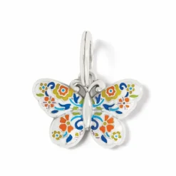 Brighton La Farfalla Butterfly Charm Silver-Multi New