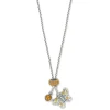 Brighton La Farfalla Butterfly Charm Necklace Silver-Multi Online