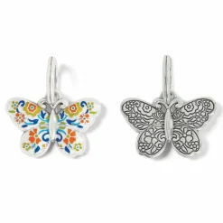 Brighton La Farfalla Butterfly Charm Necklace Silver-Multi Online