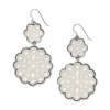 Brighton La Jolla French Wire Earrings Silver-White Discount