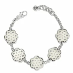 Brighton La Jolla Link Bracelet Silver-White New
