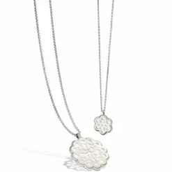 Brighton La Jolla Necklace Silver-White Outlet