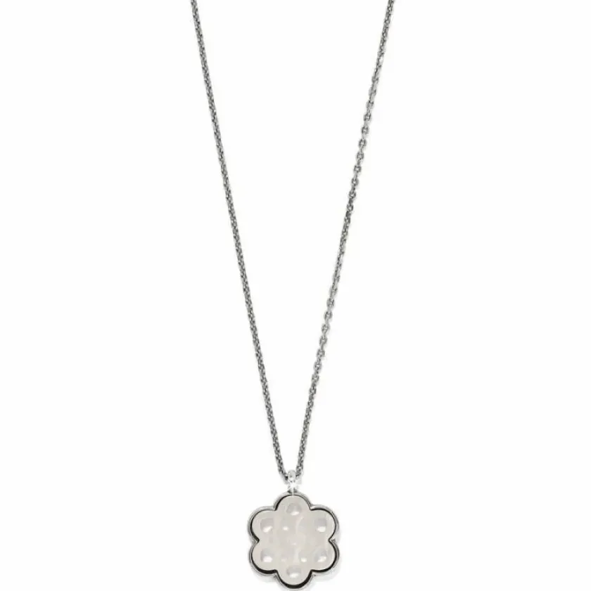 Brighton La Jolla Petite Necklace Silver-White Online
