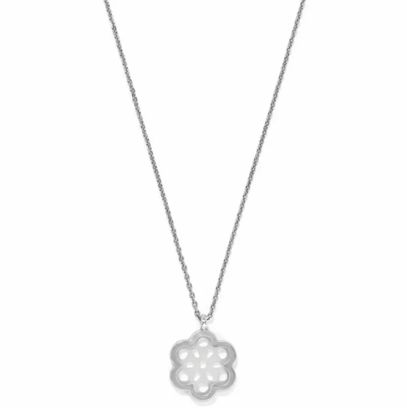 Brighton La Jolla Petite Necklace Silver-White Online