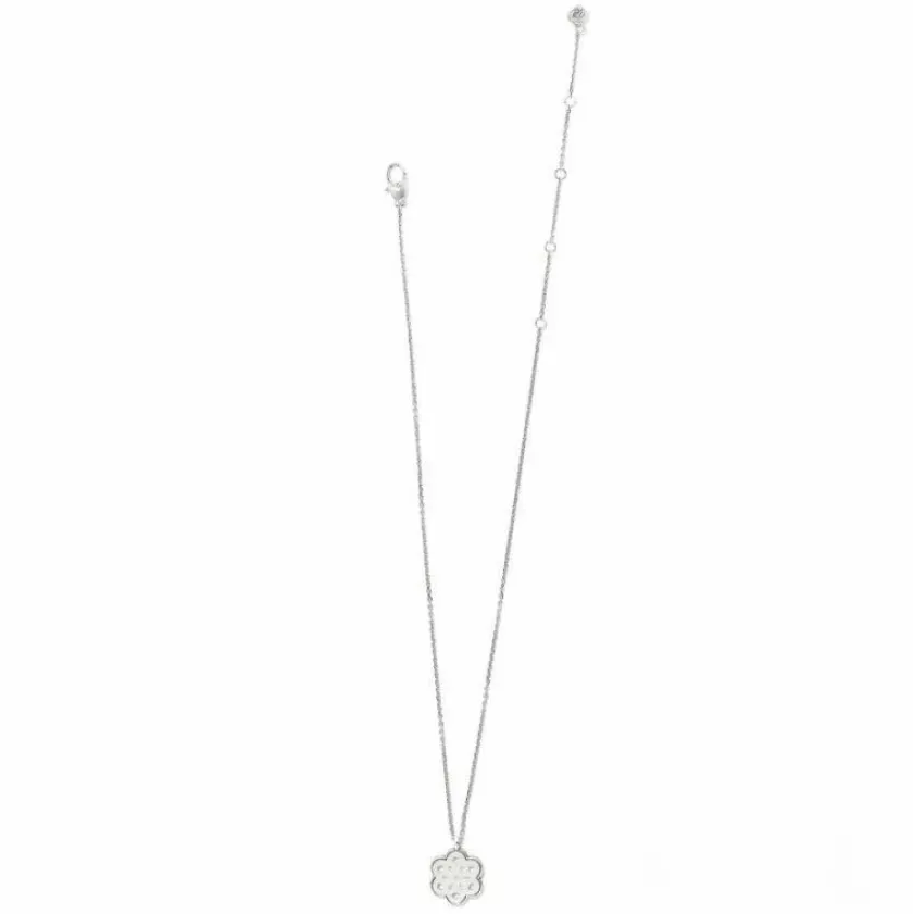 Brighton La Jolla Petite Necklace Silver-White Online