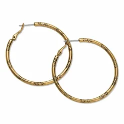 Brighton Large Hoop Charm Earrings Discount