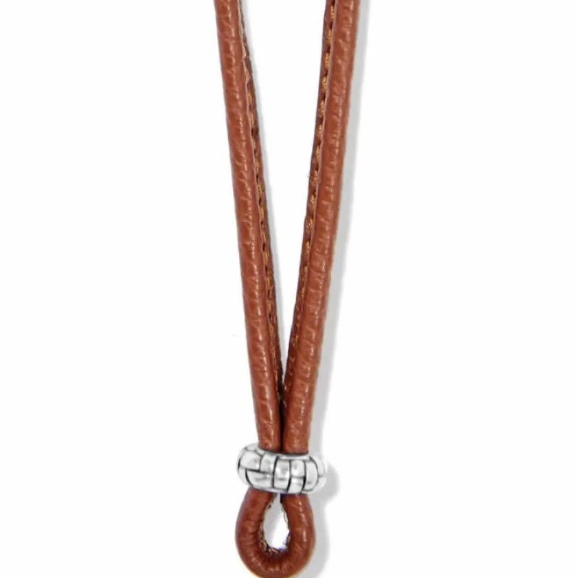 Brighton Leather Amulet Necklace Fashion