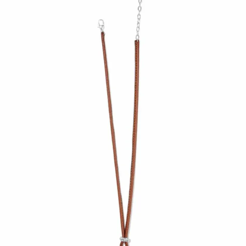 Brighton Leather Amulet Necklace Fashion