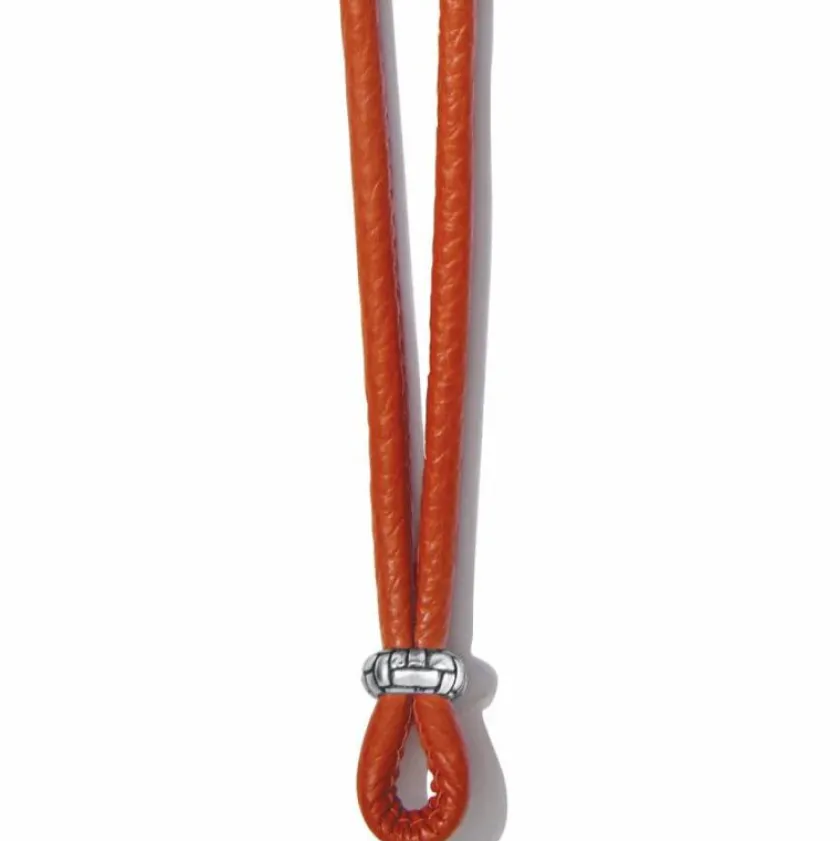 Brighton Leather Amulet Necklace Fashion