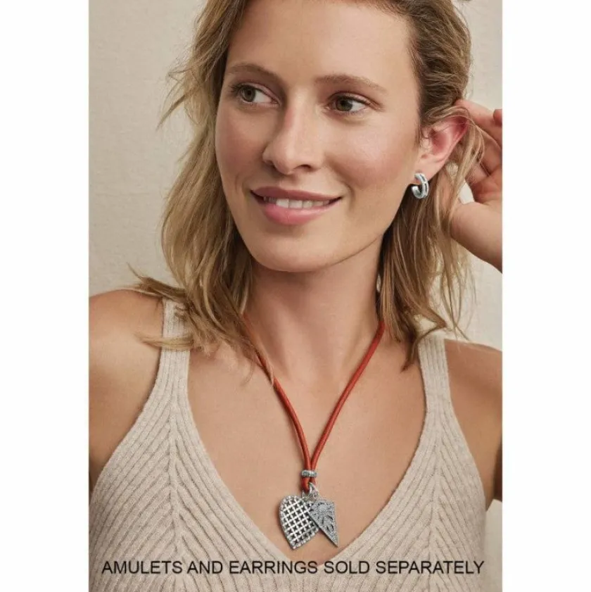 Brighton Leather Amulet Necklace Fashion