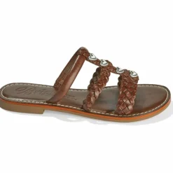 Brighton Legacy Flat Sandals Caramel Clearance