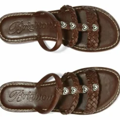 Brighton Legacy Flat Sandals Caramel Clearance