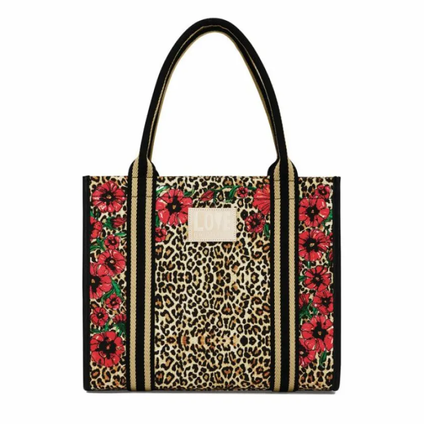 Brighton Leopard Dynasty Canvas Carry All Multi Outlet