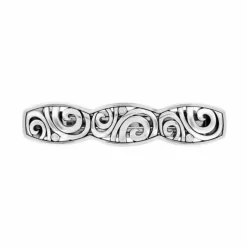 Brighton London Groove Barrette Silver Sale