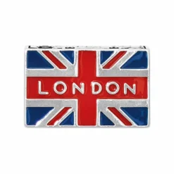 Brighton London Postcard Bead Silver-Multi Clearance