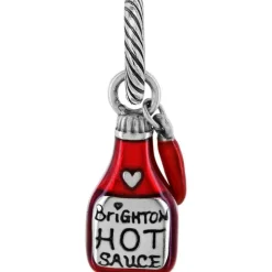 Brighton Louisiana Charm Silver-Red Fashion