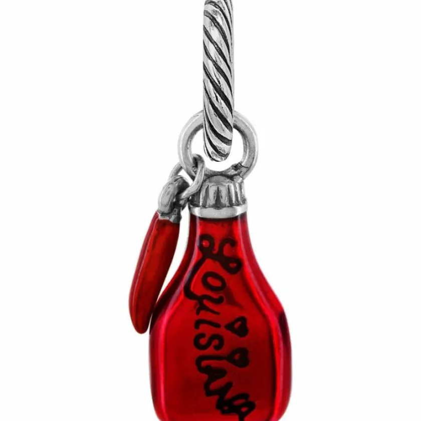 Brighton Louisiana Charm Silver-Red Fashion