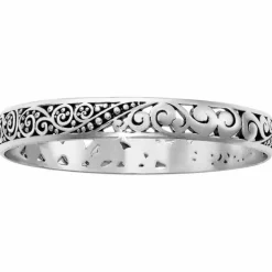 Brighton Love Affair Bangle Silver Hot