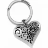 Brighton Love Affair Key Fob Silver Hot
