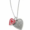Brighton Love and Cherish Necklace Silver-Red Online