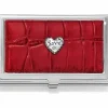 Brighton Love Beat Card Case Red Outlet