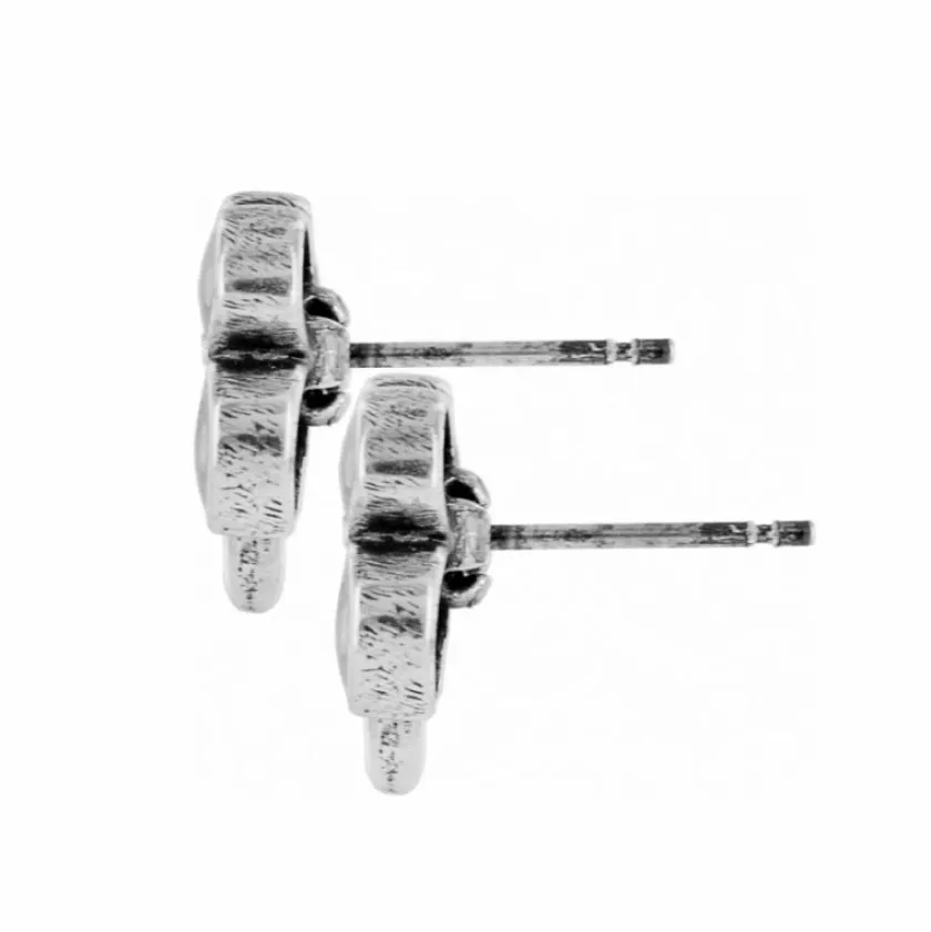 Brighton Love Bug Mini Post Earrings Silver-Green Outlet