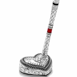 Brighton Love Letters Love Notes And Pen Holder Silver Online