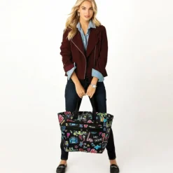 Brighton Love Scribble Lock It Super Tote Multi Sale