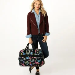 Brighton Love Scribble Round Tripper Duffel Multi Sale