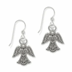 Brighton Loving Angel French Wire Earrings Silver-Gold New