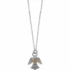 Brighton Loving Angel Necklace Silver-Gold Outlet