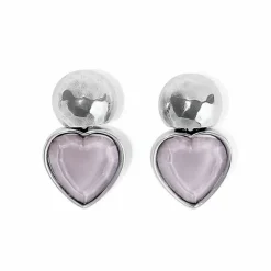 Brighton Loving Heart Post Drop Earrings Fashion