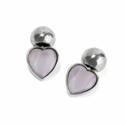 Brighton Loving Heart Post Drop Earrings Fashion