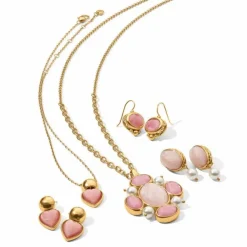 Brighton Loving Heart Post Drop Earrings Fashion