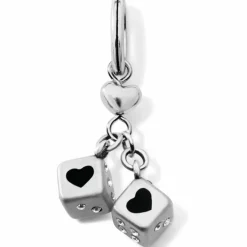 Brighton Lucky Dice Charm Silver Best
