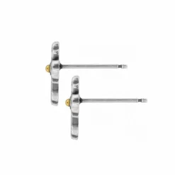 Brighton Luna Cross Mini Post Earrings Silver Hot