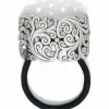 Brighton Madrid Lace Ponytail Holder Black Best