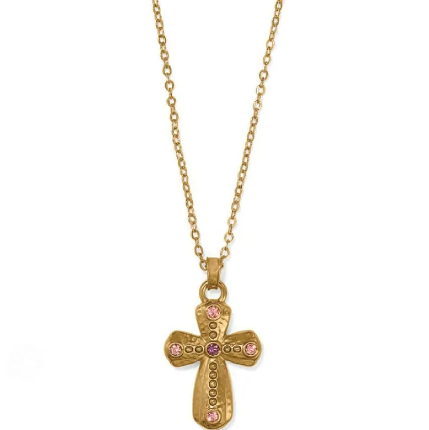 Brighton Majestic Imperial Cross Reversible Necklace Gold Sale