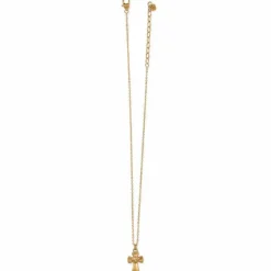 Brighton Majestic Royal Cross Reversible Necklace Gold Outlet