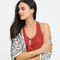 Brighton Marrakesh Soleil Post Hoop Earrings Silver Best