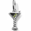 Brighton Martini Charm Silver Outlet