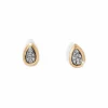 Brighton Massandra Mini Post Earrings BrushedGold-Silver Fashion