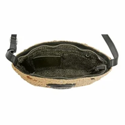 Brighton Mckenna Straw Cross Body Natural-Black Hot